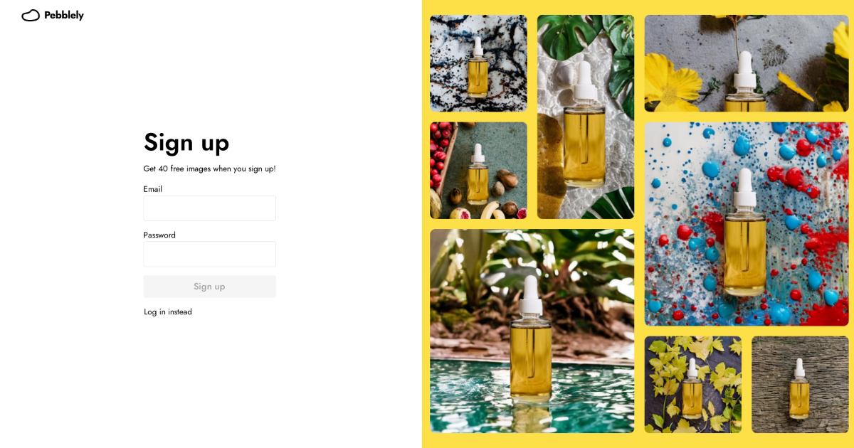 Pebblely screenshot 1