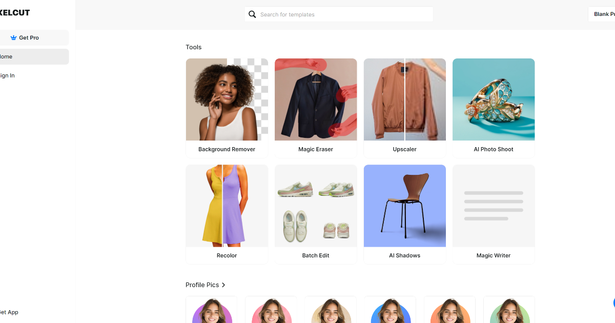 Pixelcut screenshot 1