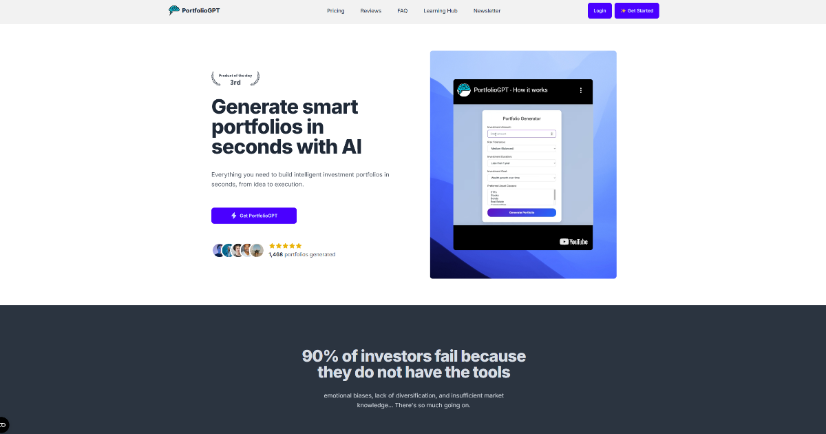 PortfolioGPT screenshot 1