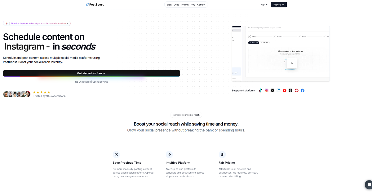 Post-Boost screenshot 1