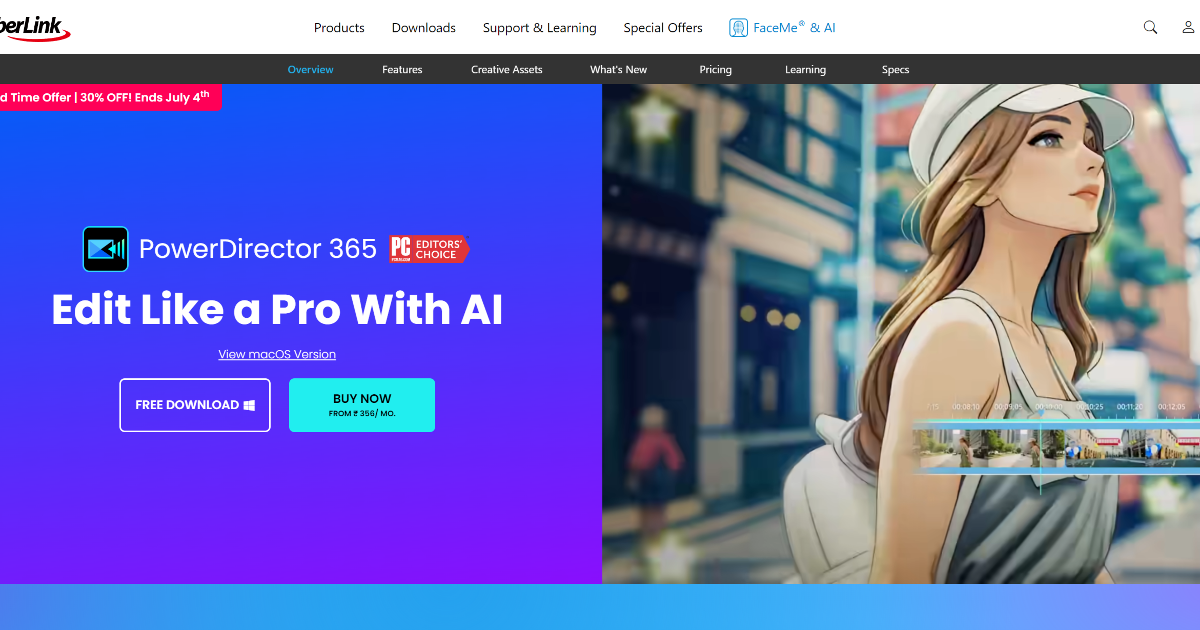 PowerDirector screenshot 1
