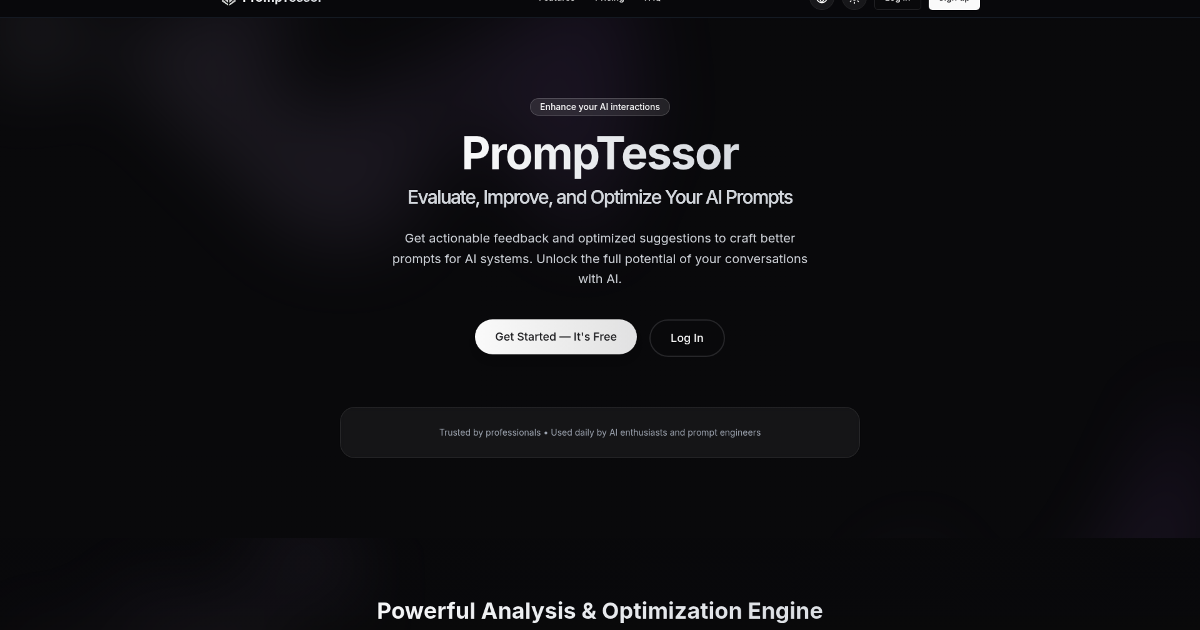 PrompTessor screenshot 1