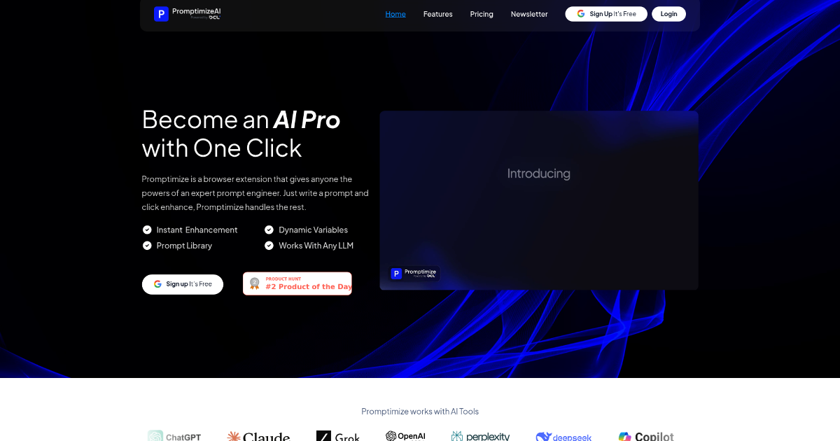 Promptimize screenshot 1