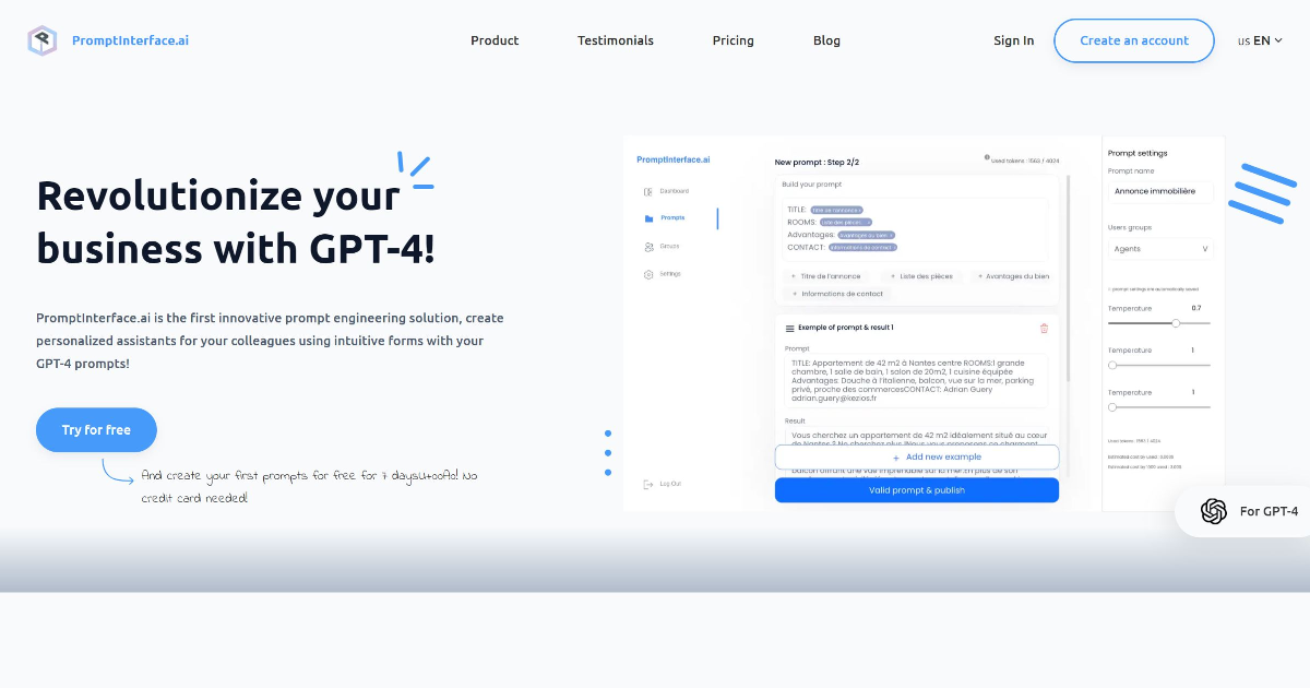 PromptInterface.ai screenshot 1