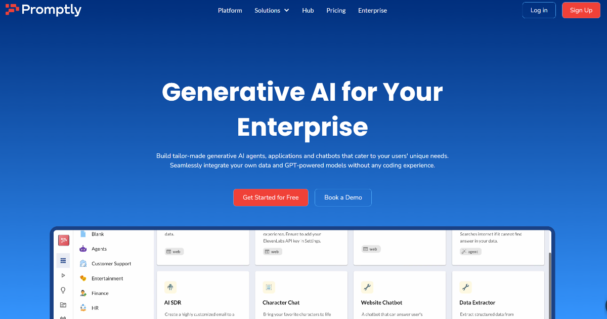 Promptly screenshot 1