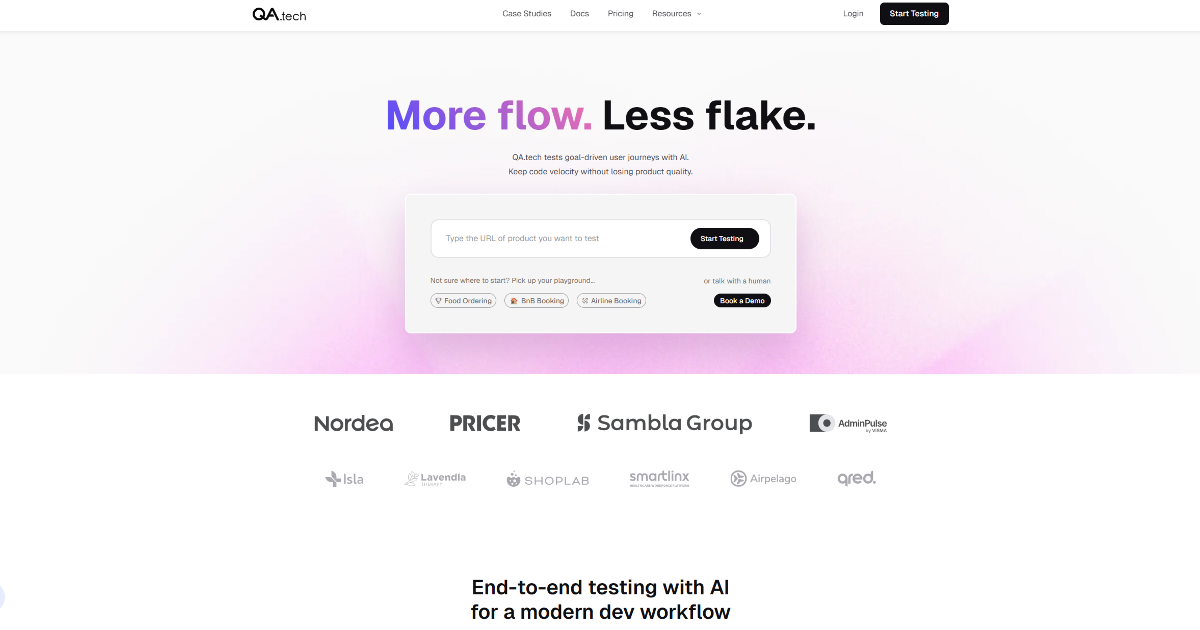 QA.tech screenshot 1