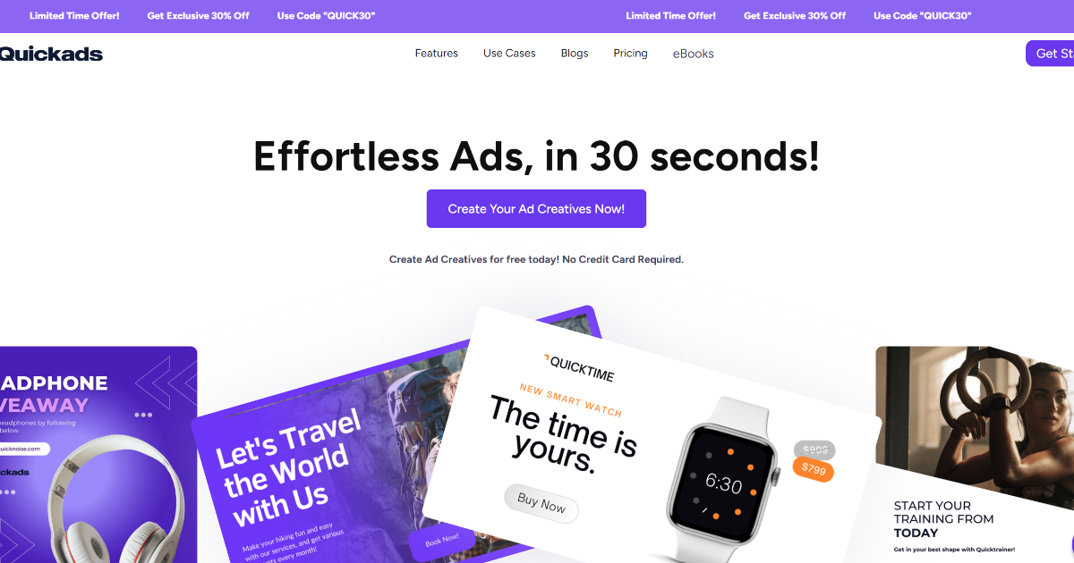 Quickads screenshot 1