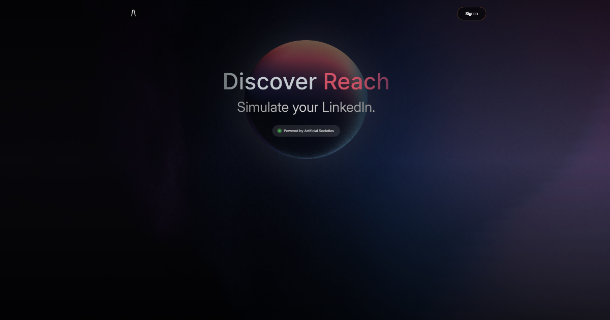 Reach screenshot 1