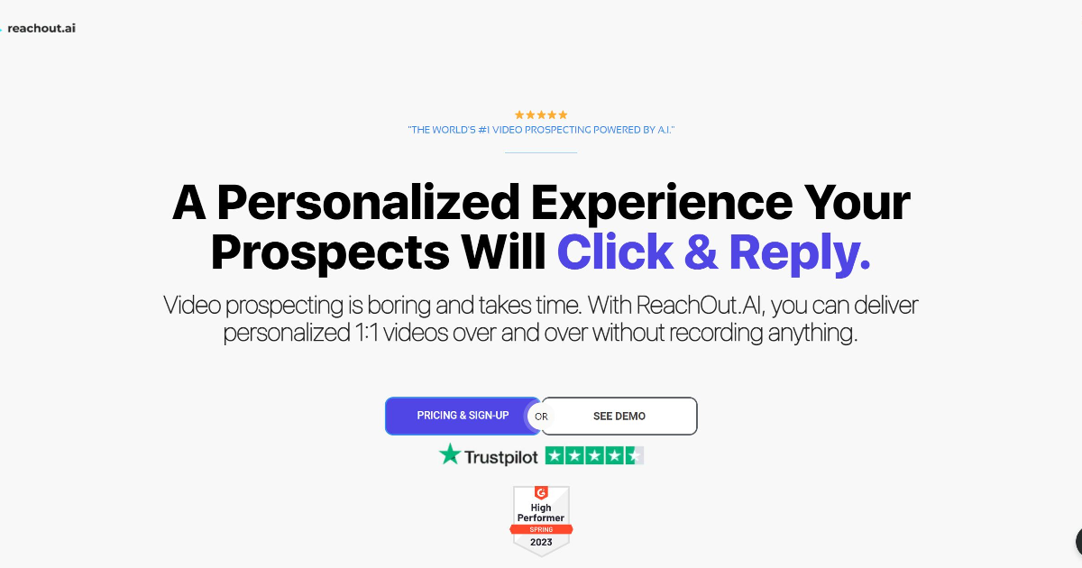 ReachOut.AI screenshot 1