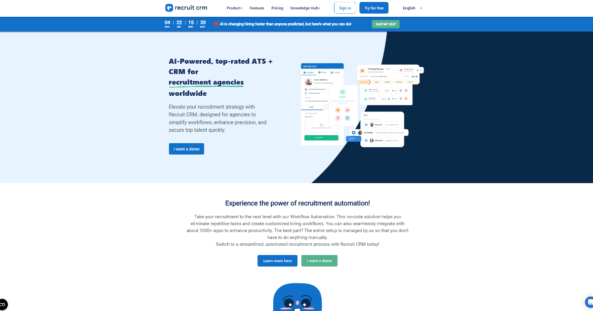 Recruit CRM screenshot 1