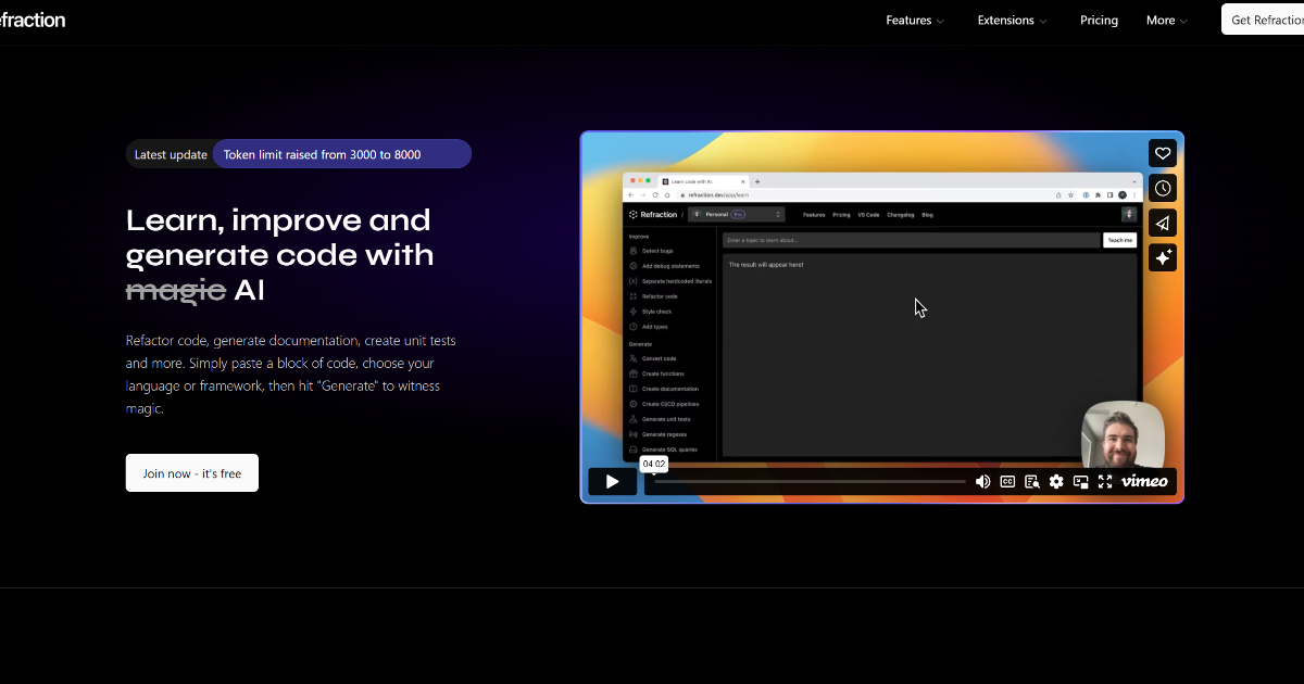 Refraction AI screenshot 1