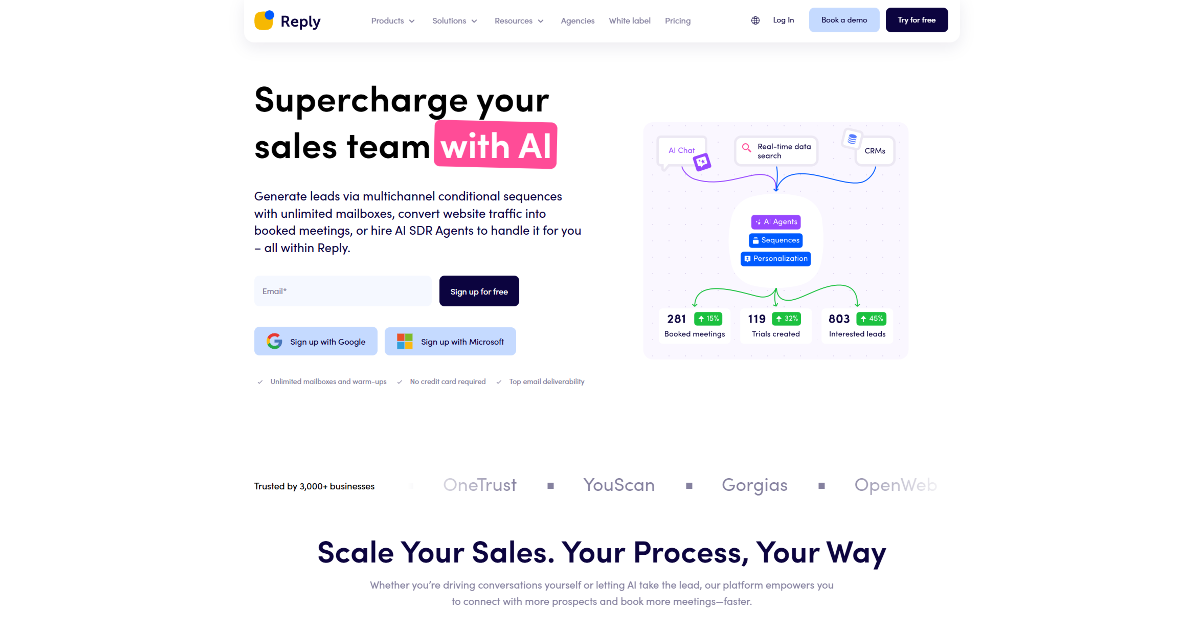 Reply.io screenshot 1