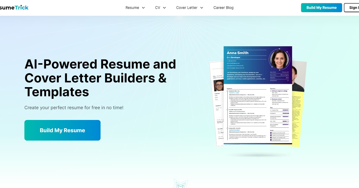 ResumeTrick screenshot 1