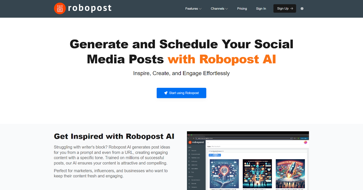 Robopost AI screenshot 1