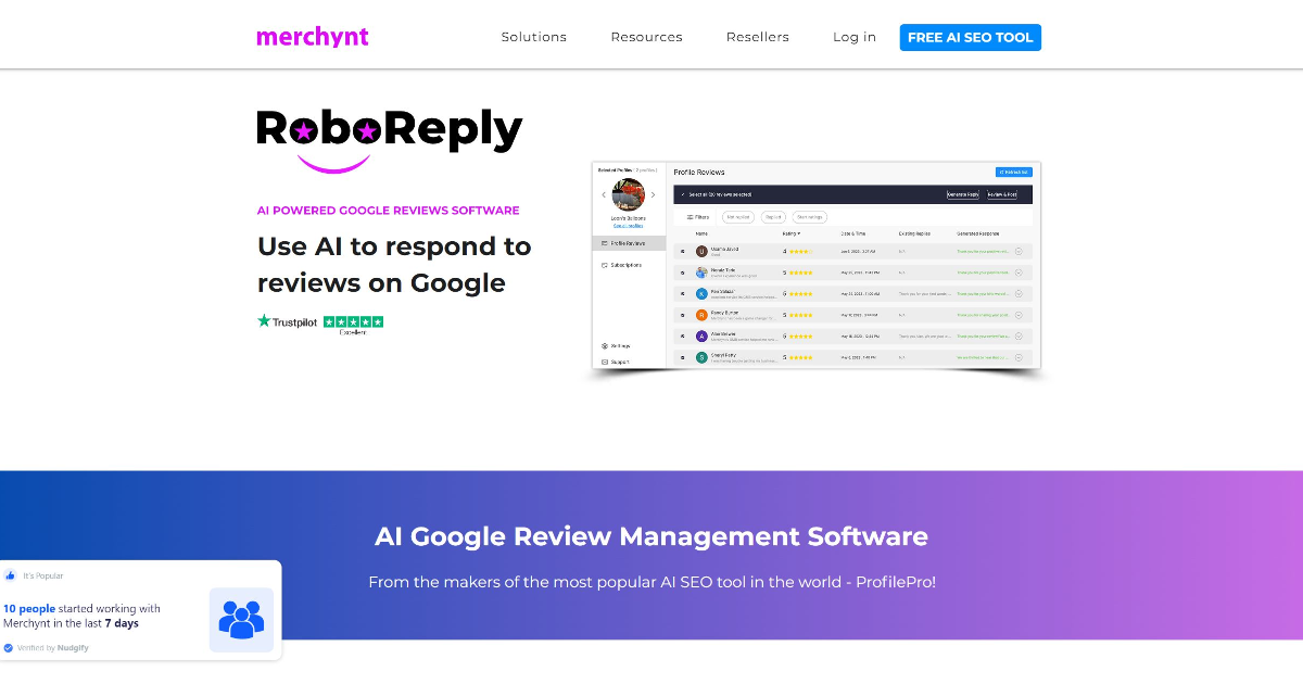 RoboReply screenshot 1