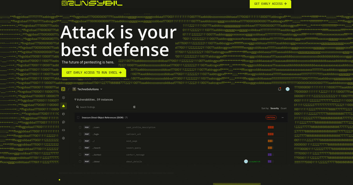 RunSybil screenshot 1