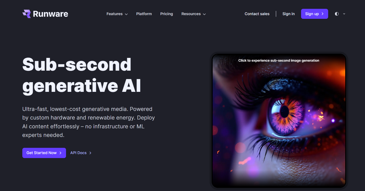 Runware screenshot 1