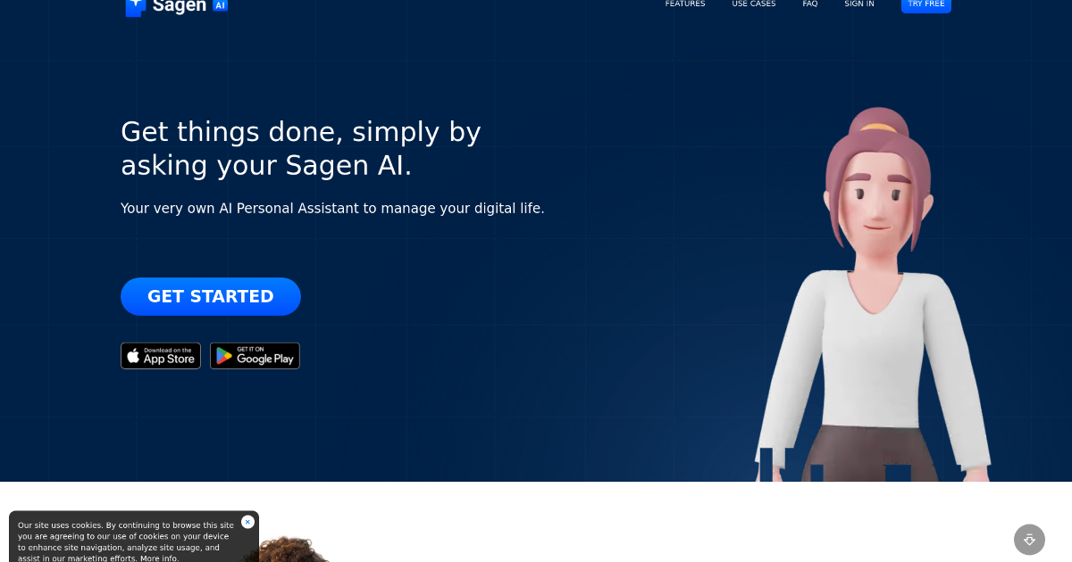 Sagen.ai screenshot 1