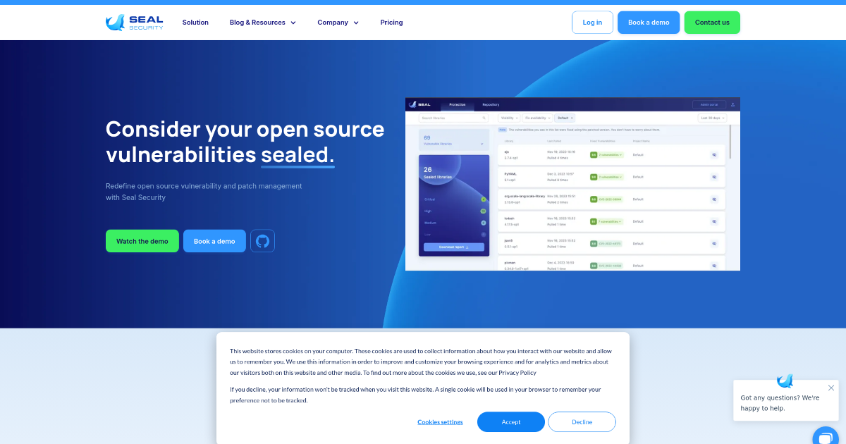 Seal Security screenshot 1