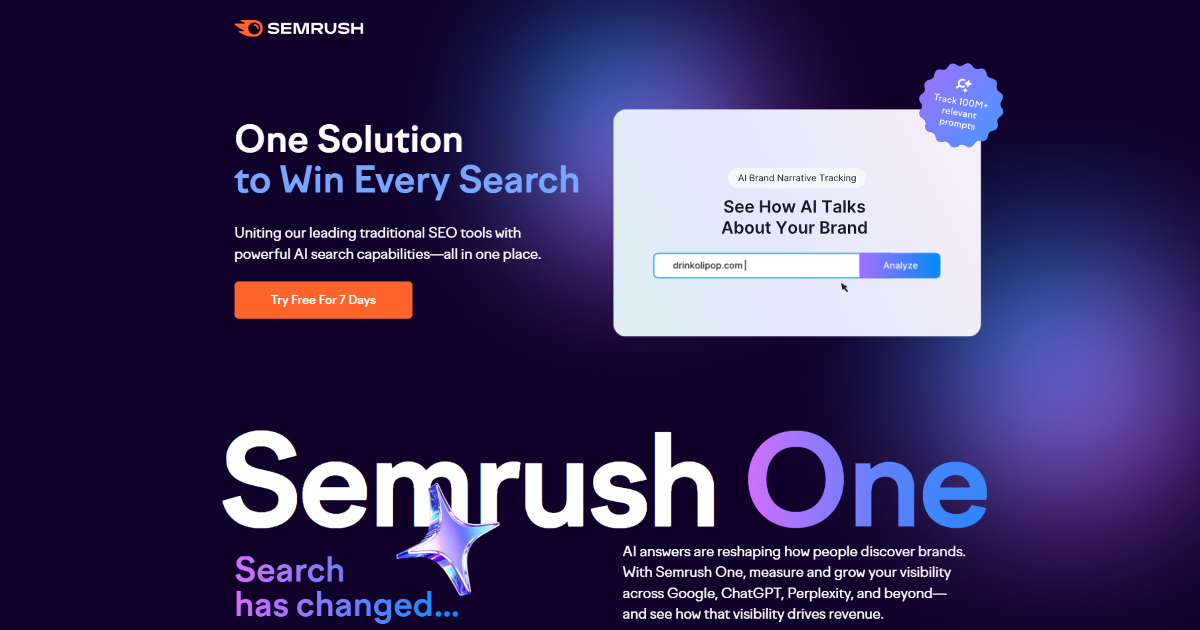 Semrush One screenshot 1