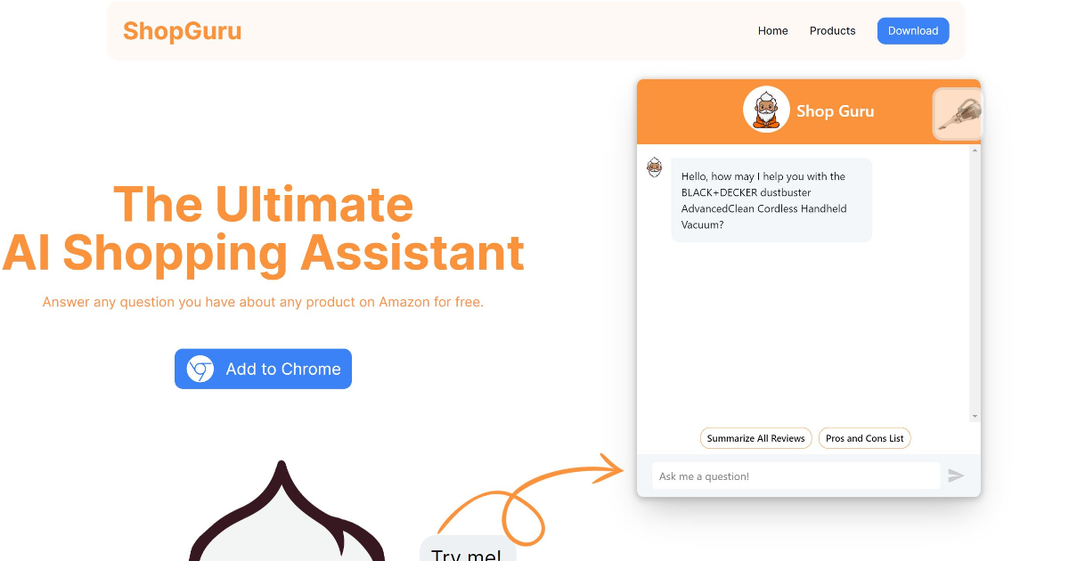 Shop Guru AI screenshot 1
