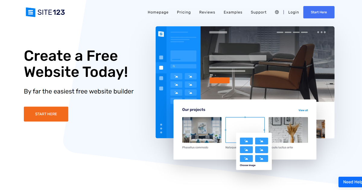 SITE123 screenshot 1