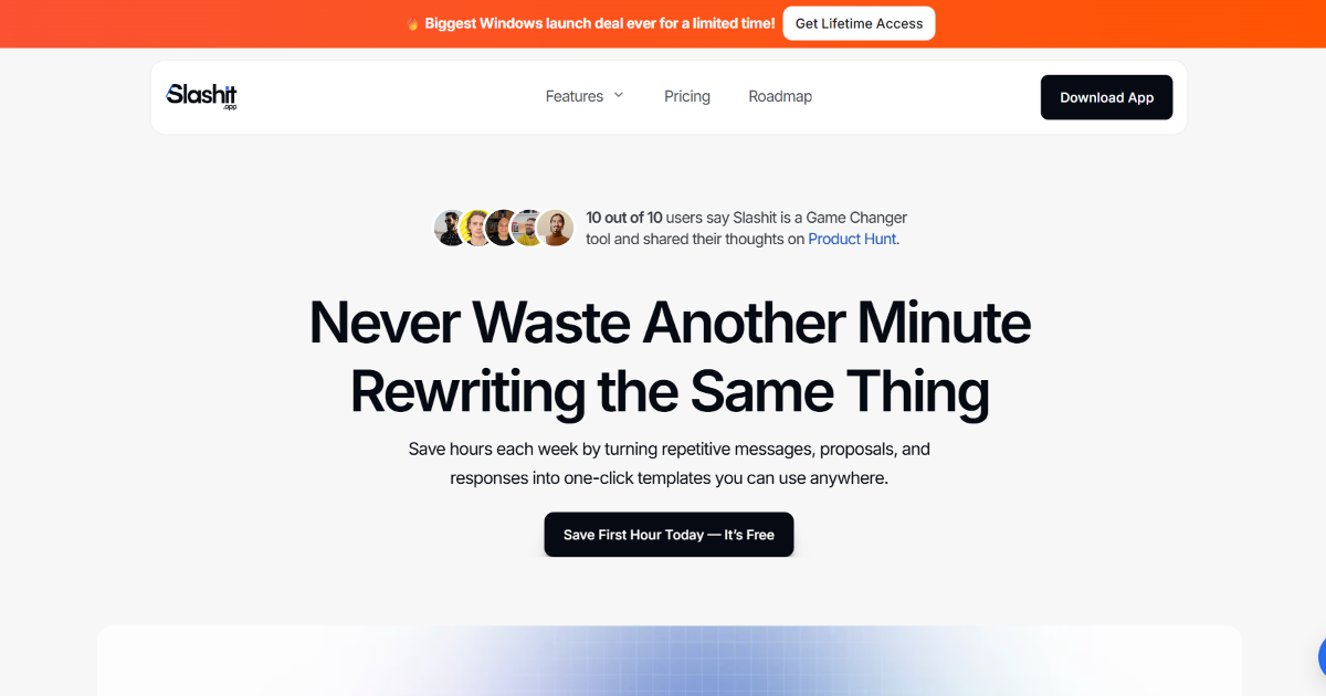 Slashit App screenshot 1