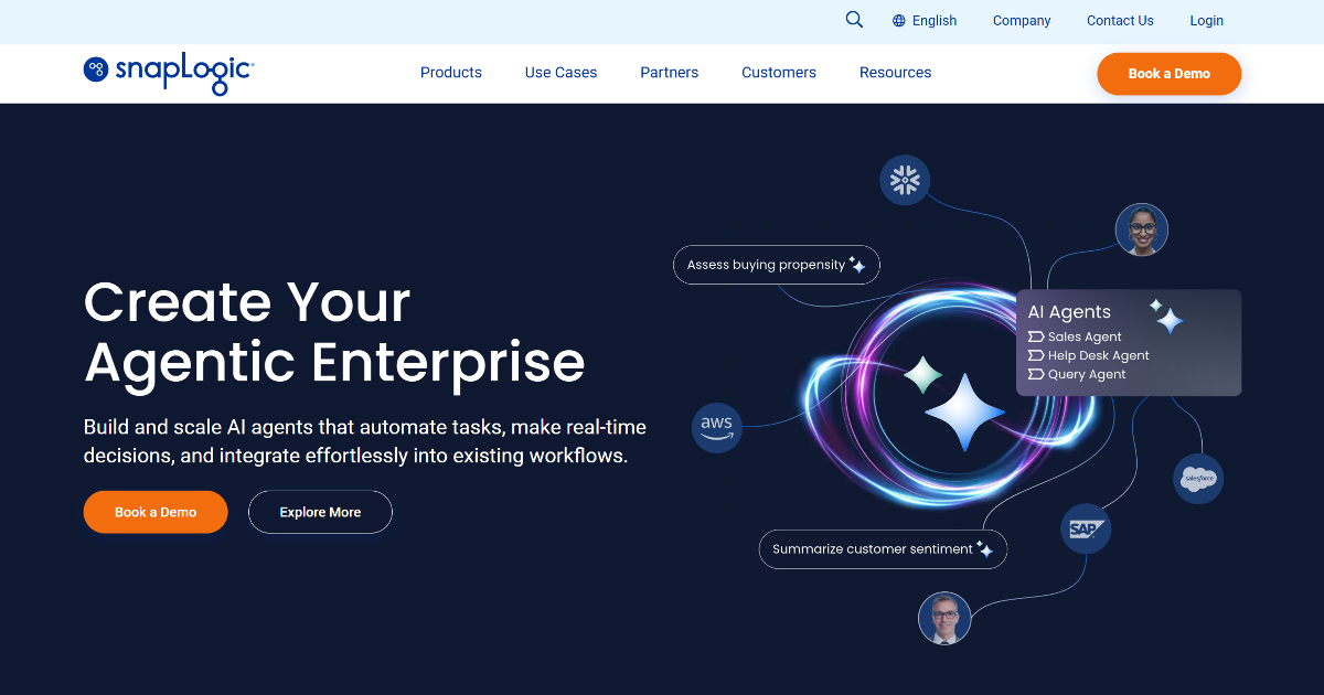 SnapLogic screenshot 1