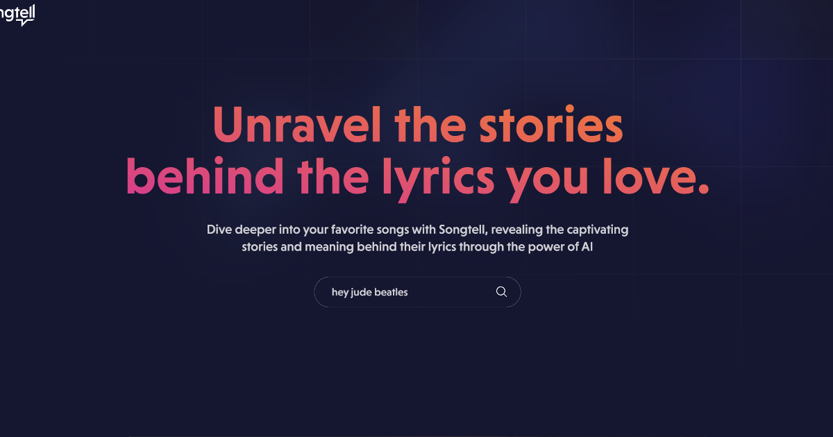 Songtell screenshot 1