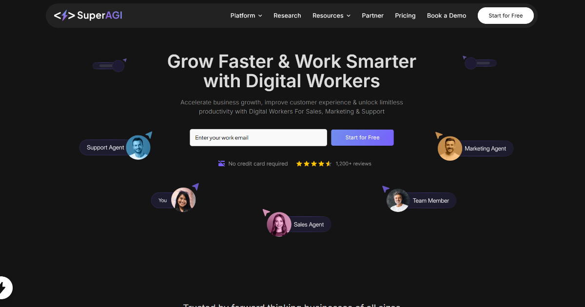 SuperAGI screenshot 1