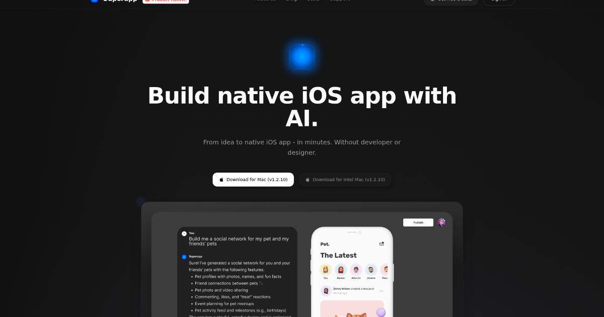 Superapp screenshot 1