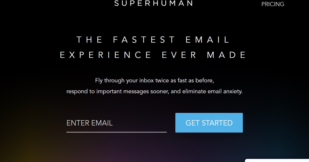 Superhuman screenshot 1