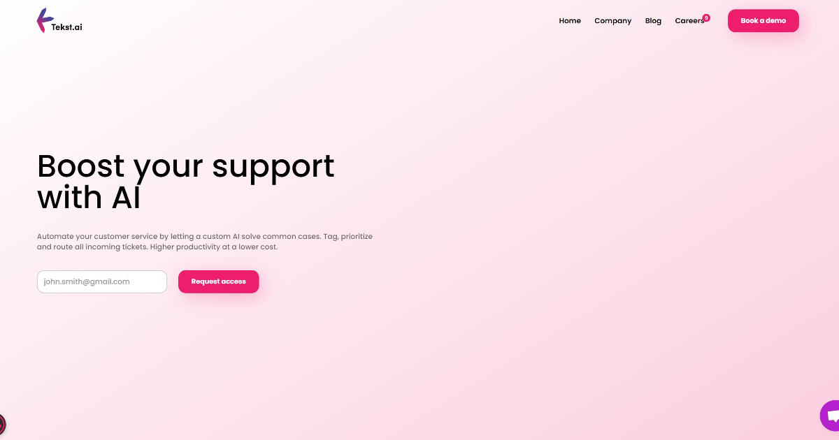 Tekst.ai screenshot 1