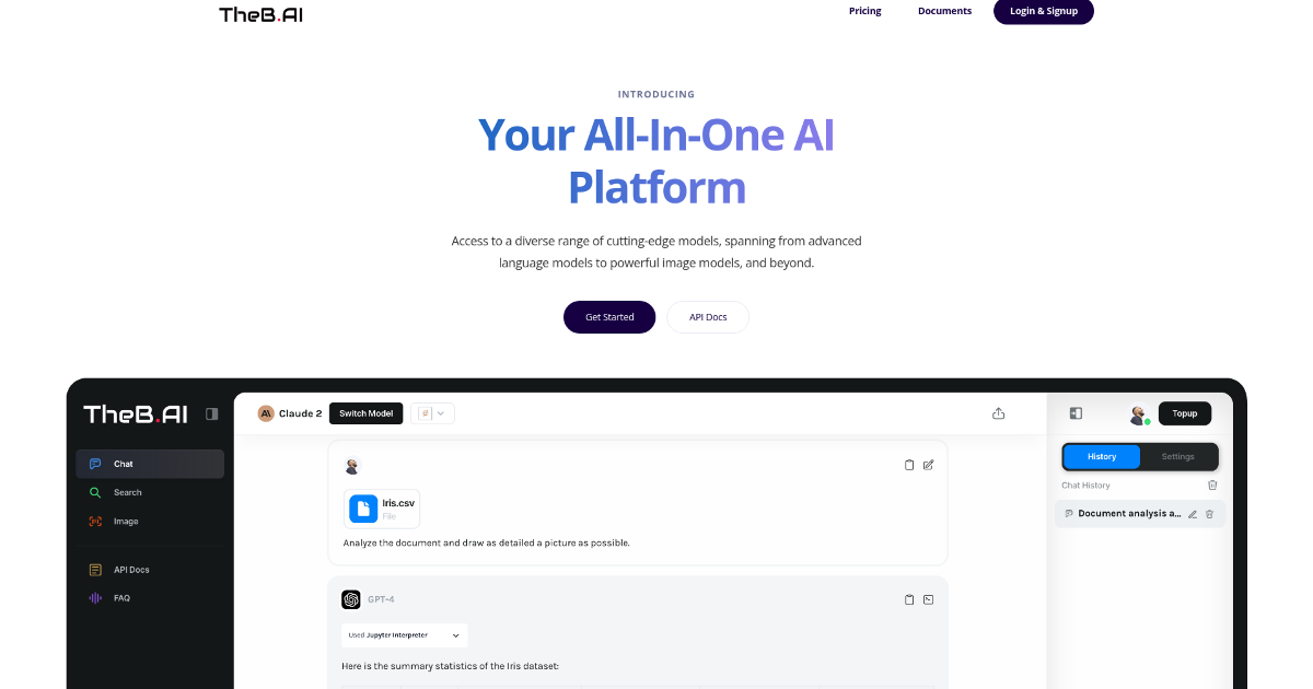 TheB.AI screenshot 1