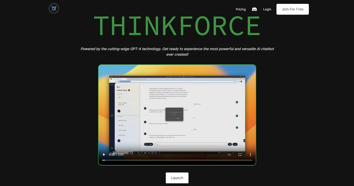 Thinkforce screenshot 1