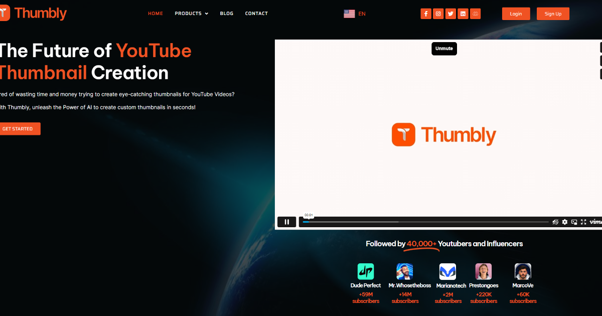 Thumbly screenshot 1