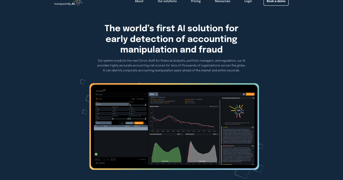 Transparently.AI screenshot 1
