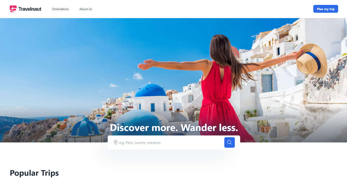 Travelnaut screenshot 1