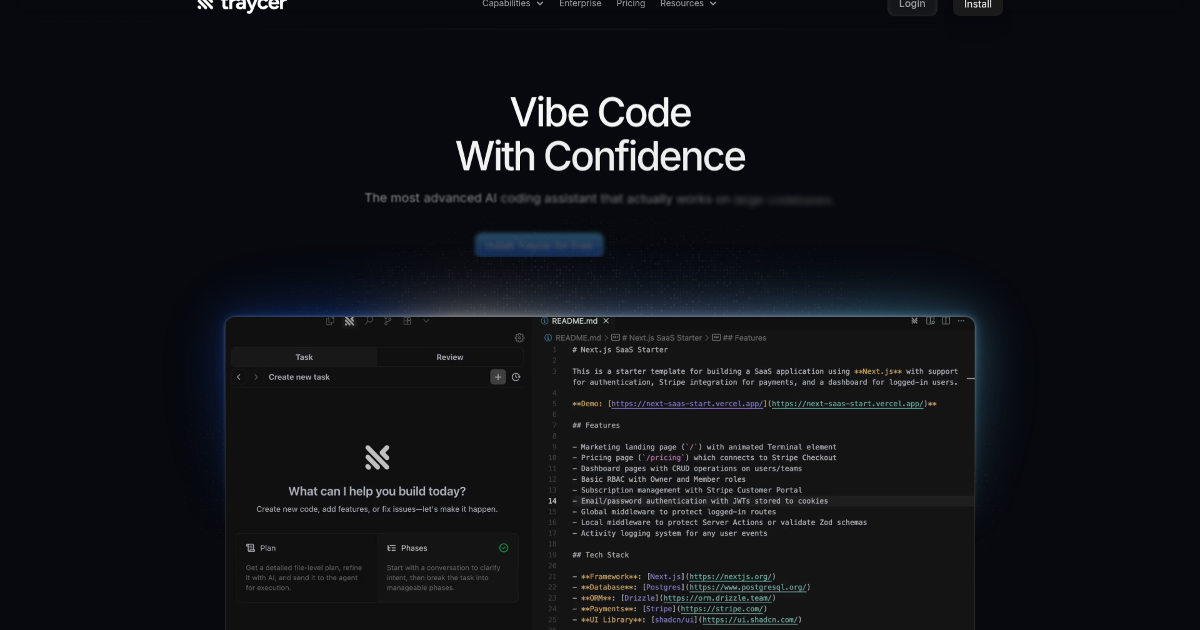 Traycer screenshot 1