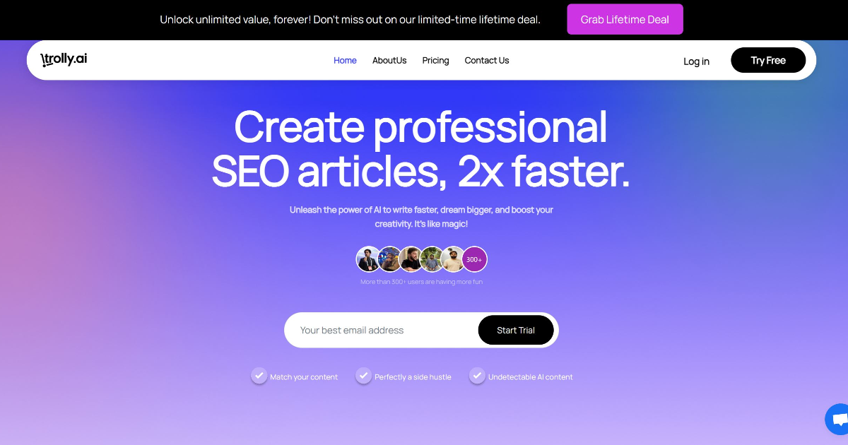 Trolly.ai screenshot 1