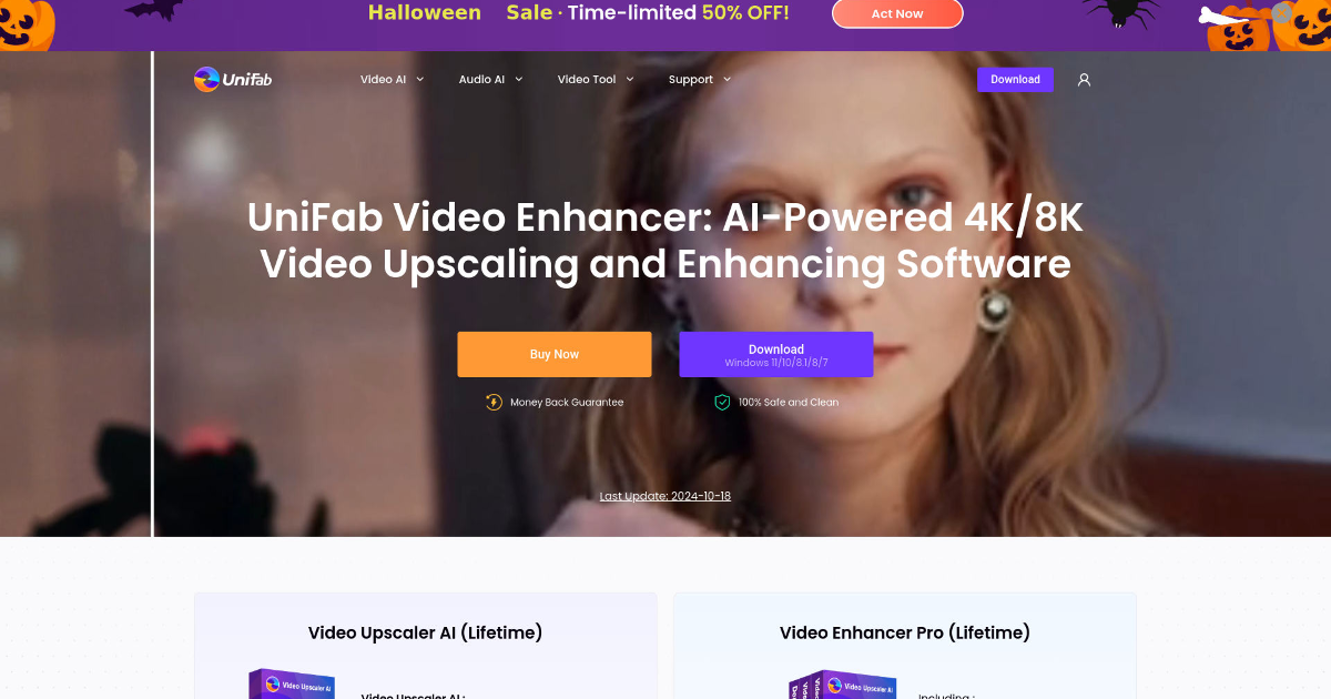 UniFab Video Enhancer screenshot 1