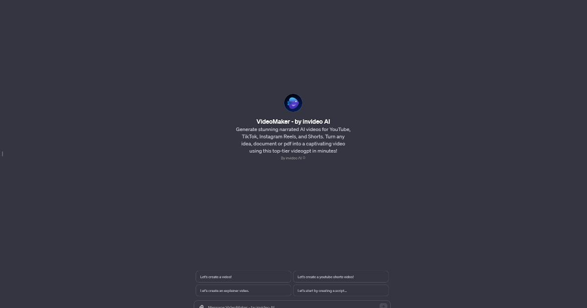 Videomaker by Invideo AI screenshot 1