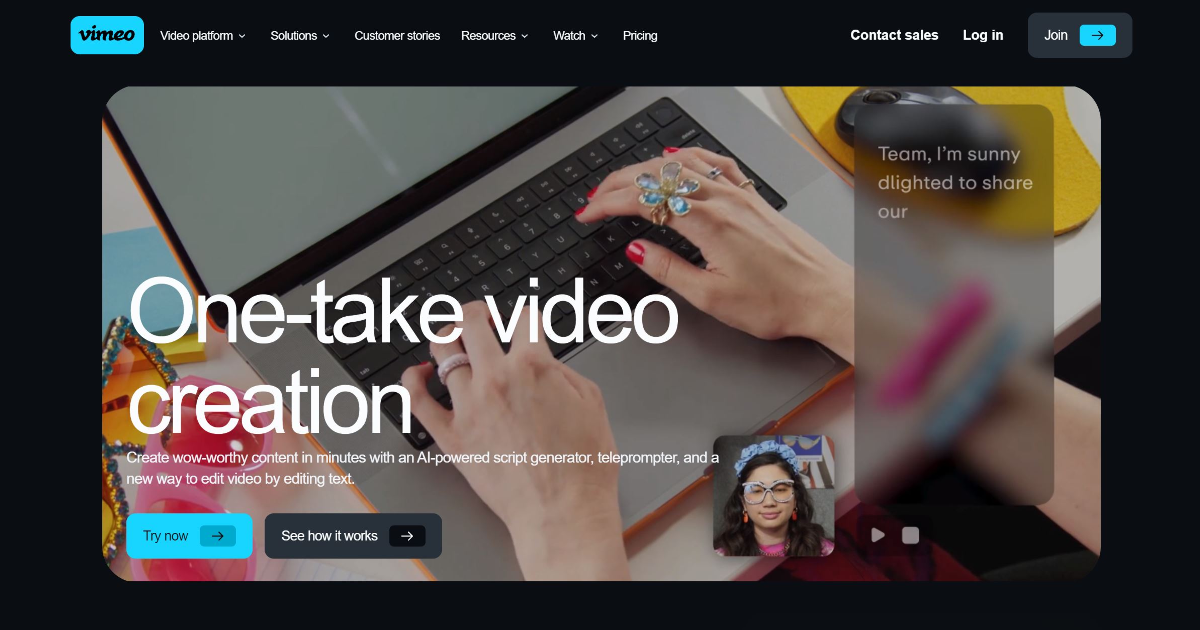 Vimeo AI screenshot 1