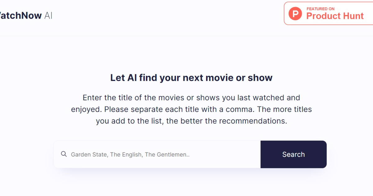 WatchNow AI screenshot 1