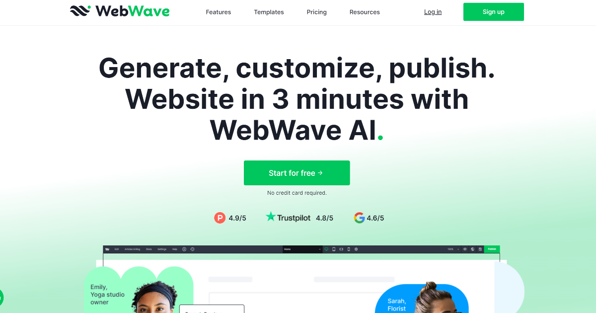 WebWave screenshot 1