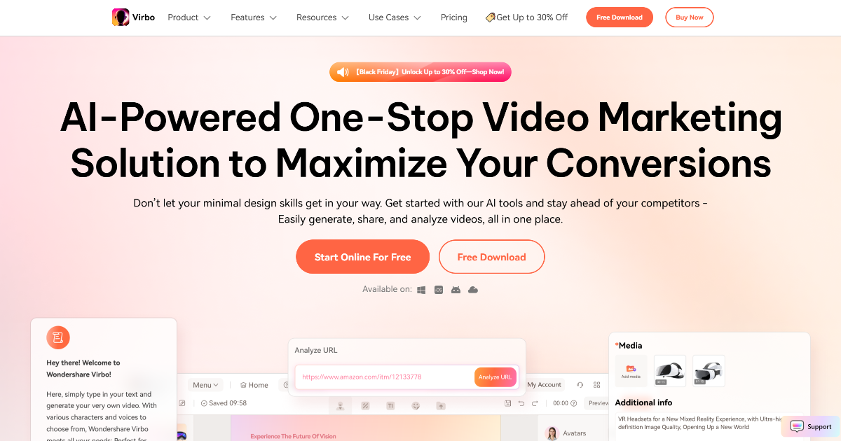 Wondershare Virbo screenshot 1